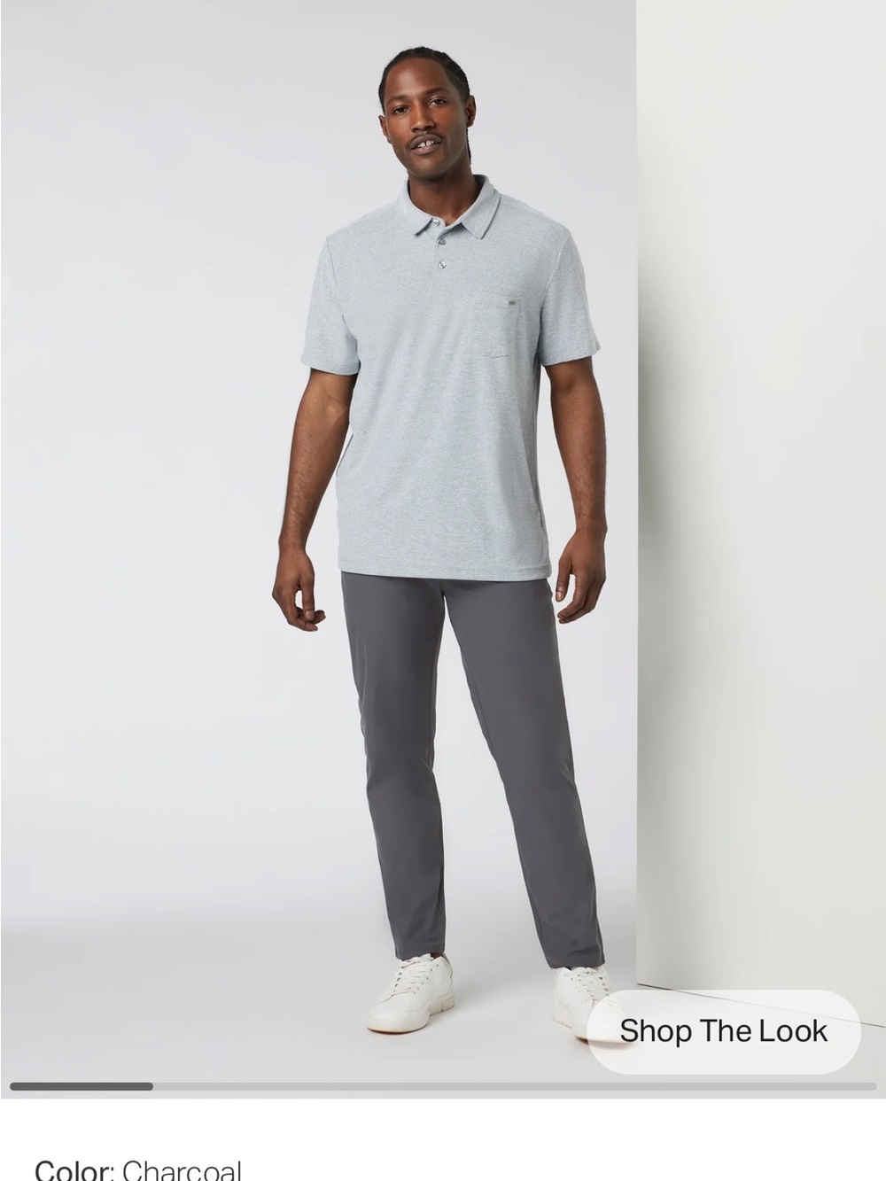 NWT Vuori Meta™ Charcoal Pant Athletic Slim Fit 32" Size 32